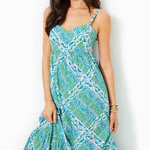 Heidi Cotton Maxi Dress (NWT) - Picture 3 of 5